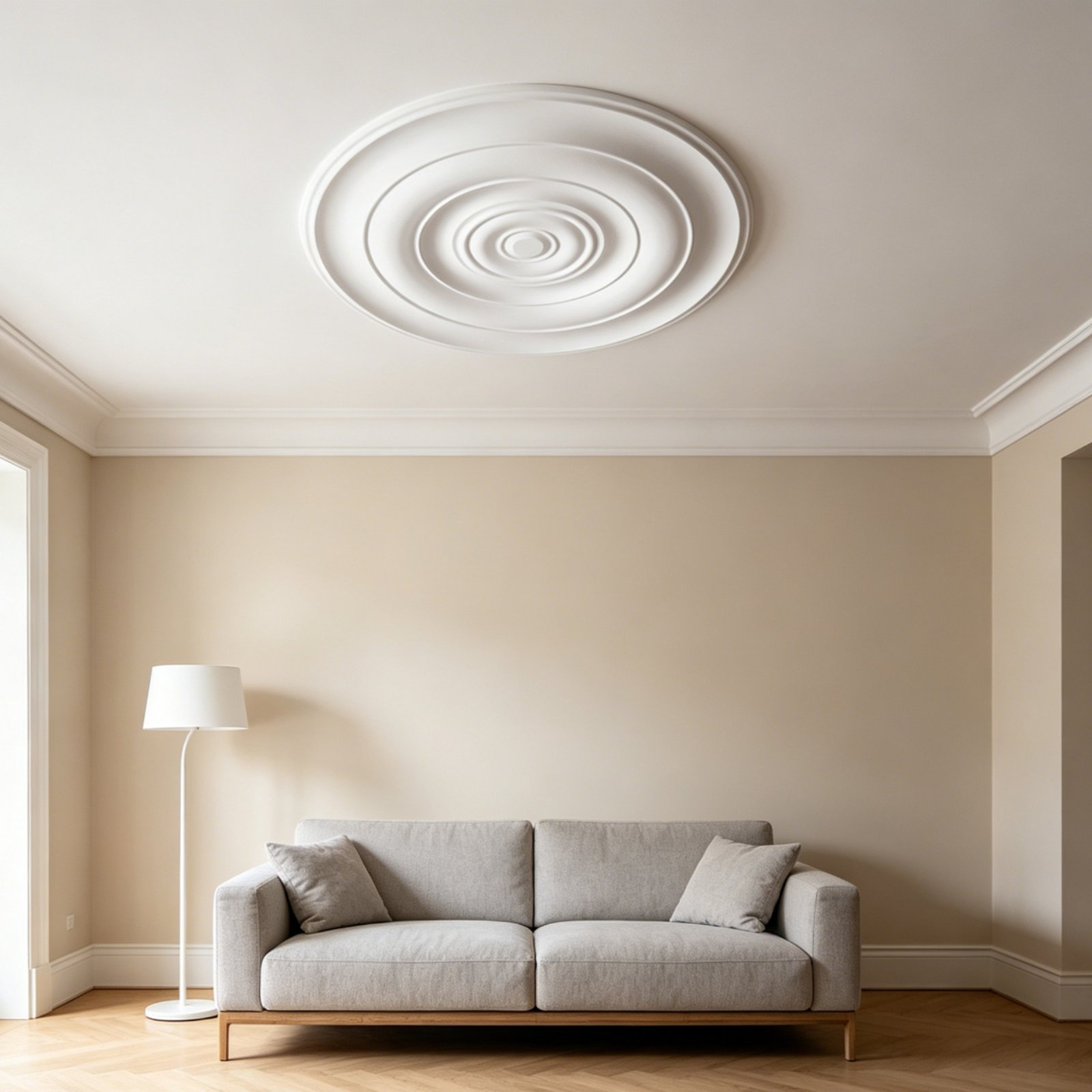 Lighting Decor - Medaglione Rotondo da Soffitto in Stile