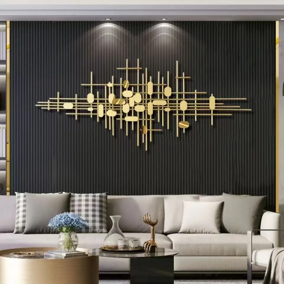Lighting Metal Wall Decor - Decorazioni murali di lusso con luce