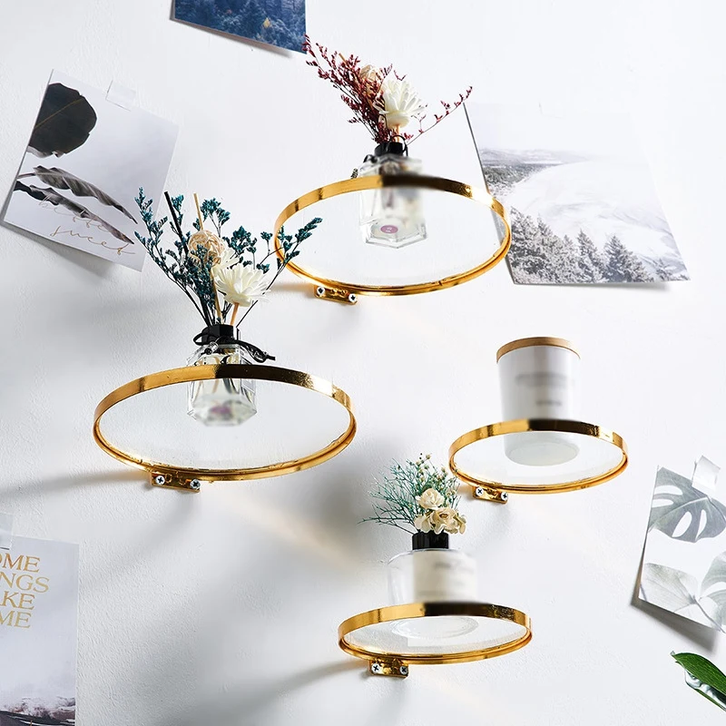 Lighting Metal Wall Decor - Appeso a parete rotondo in ferro