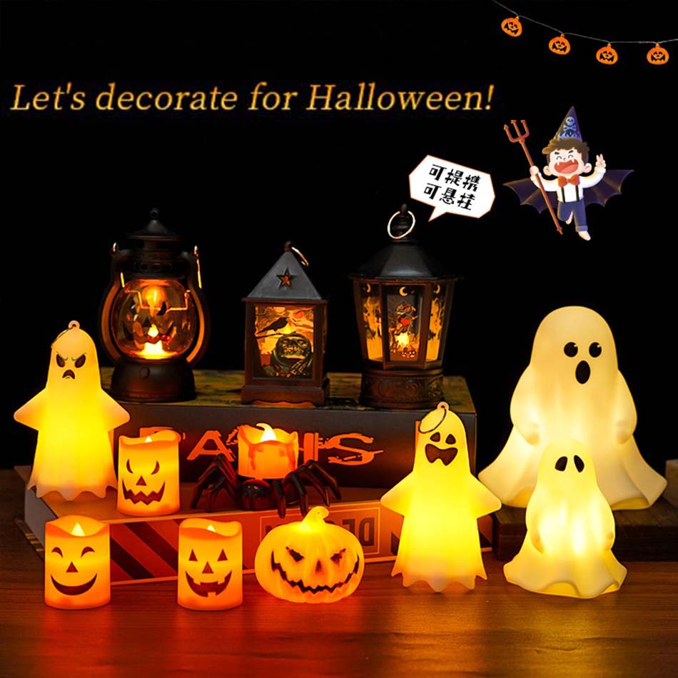 Lighting Home Decor Products - Halloween Led Pumpkin Lanterna Lampada a