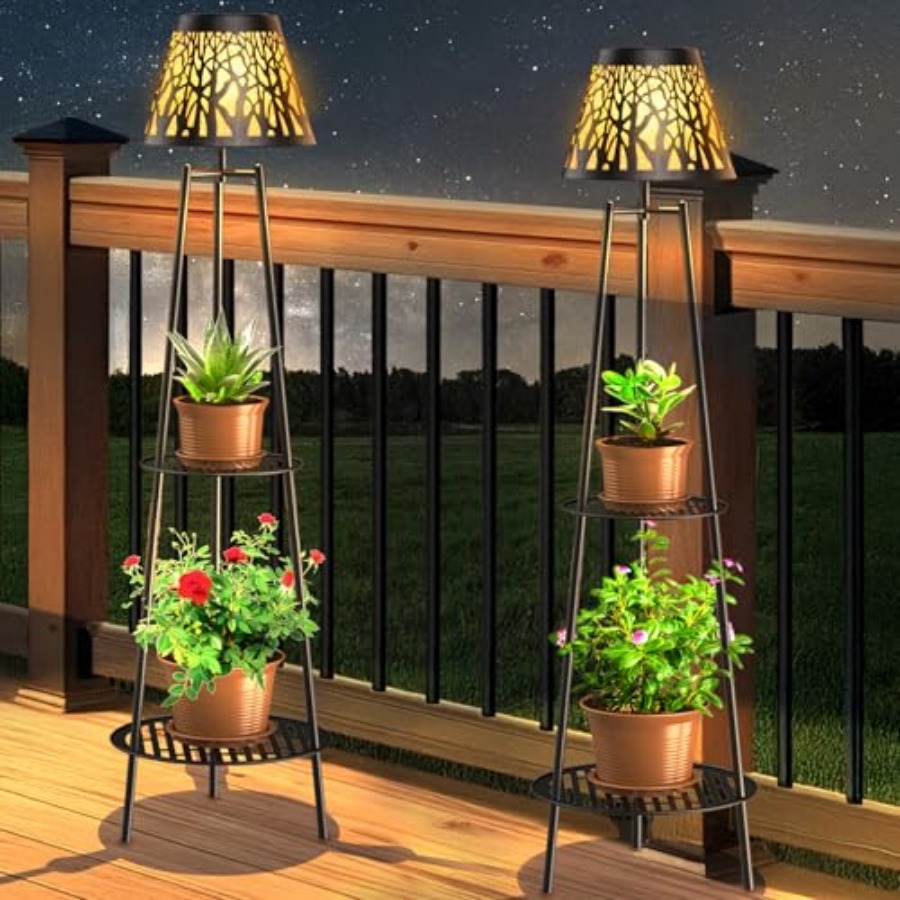 Lighting Decoration Stand - Set di 2 Lampade Solari da