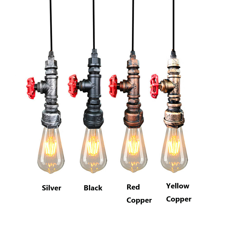 Lighting Metal Wall Decor - Lampada a Sospensione Stile Industriale Retrò