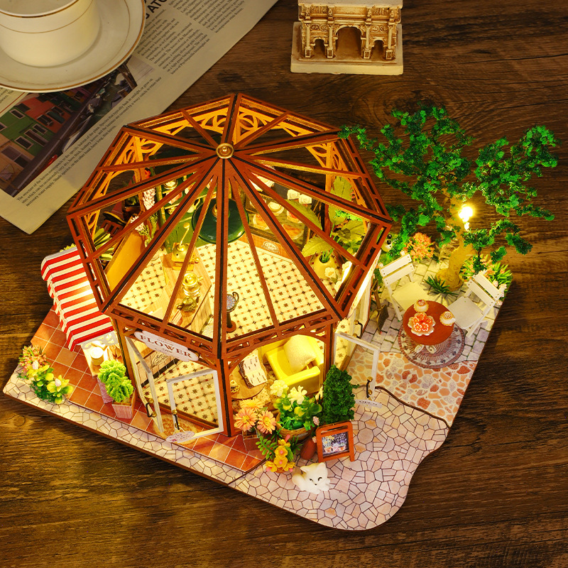 Lighting Home Decor Products - Kit modello in miniatura in legno