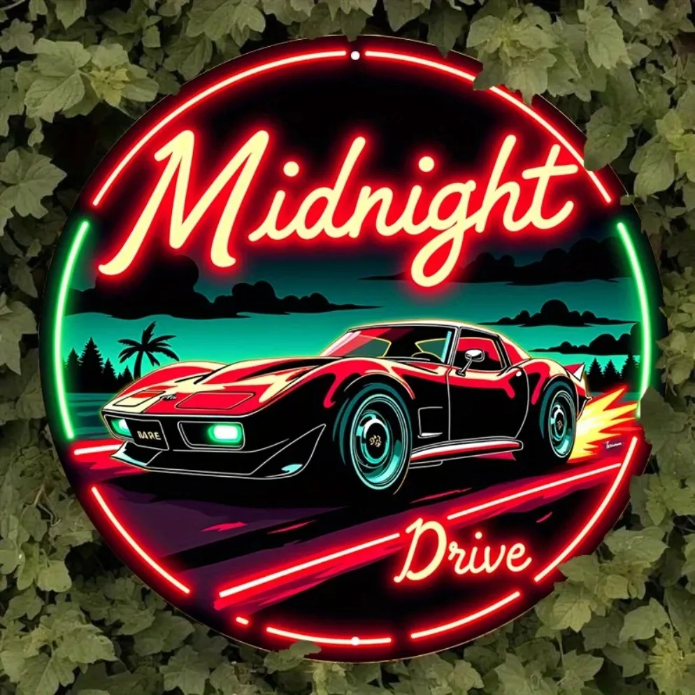 Insegna per auto al neon vinta - Lighting Metal Wall Decor recensione e prezzo