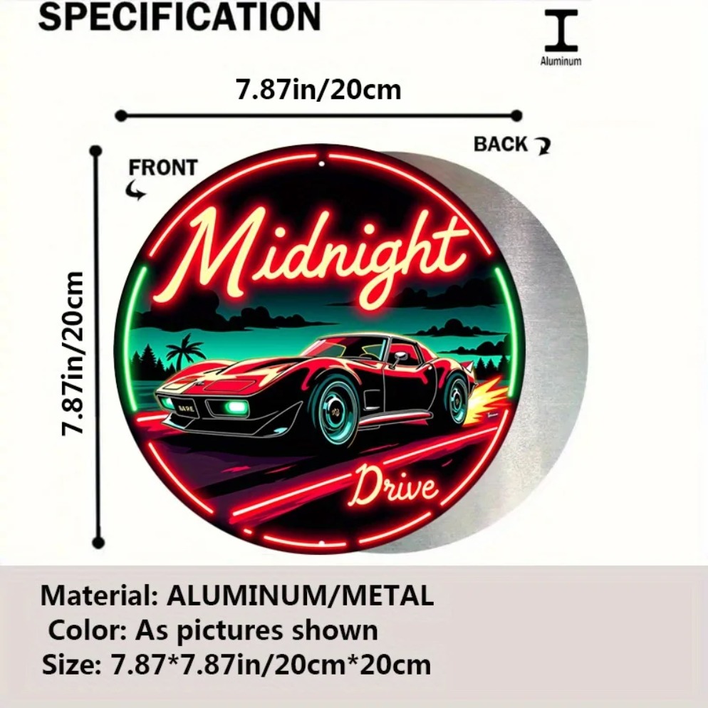 Insegna per auto al neon vinta - Lighting Metal Wall Decor recensione e prezzo