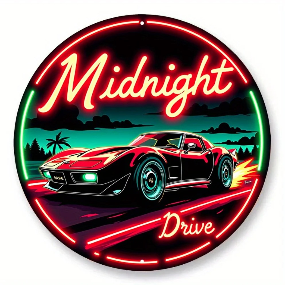 Insegna per auto al neon vinta - Lighting Metal Wall Decor recensione e prezzo