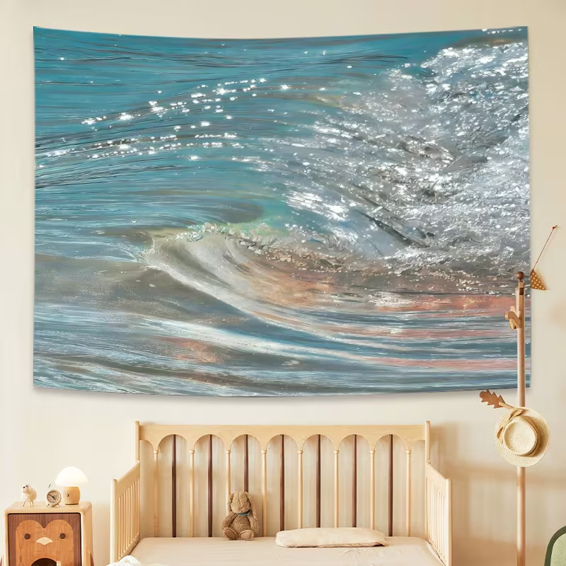 VIKAMA Tappeto Murale con Onde - Lighting Home Decor Products recensione e prezzo